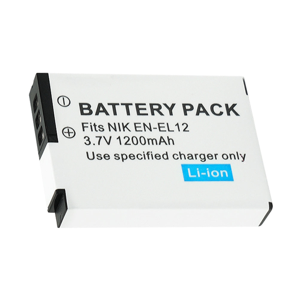 For Nikon EN-EL12 Battery Nikon Coolpix A900 A1000 B600  W300 1200mAh Camera Batteries