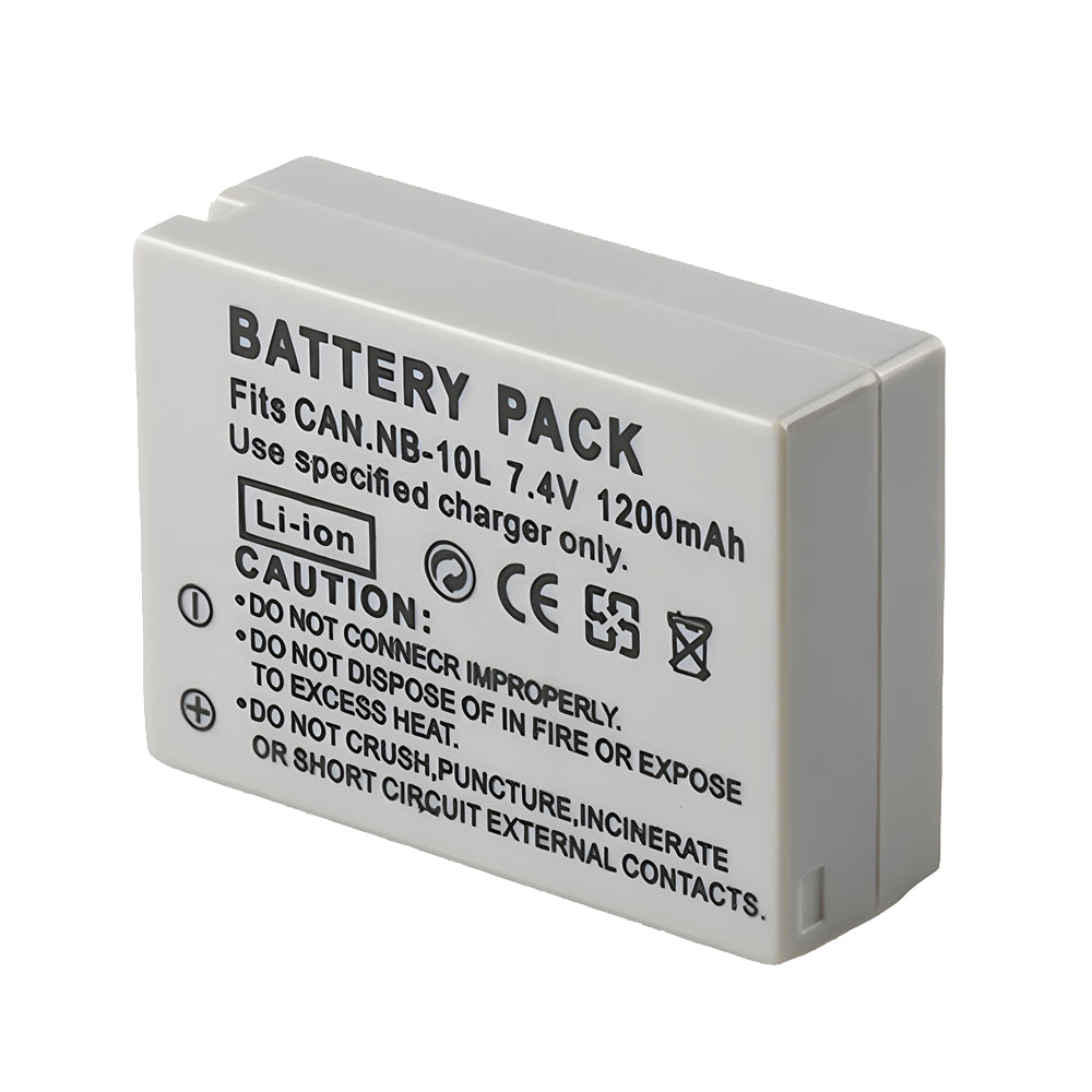For Canon NB-10L NB10LH Battery PowerShot G1 X G15 1200mAh Camera Batteries