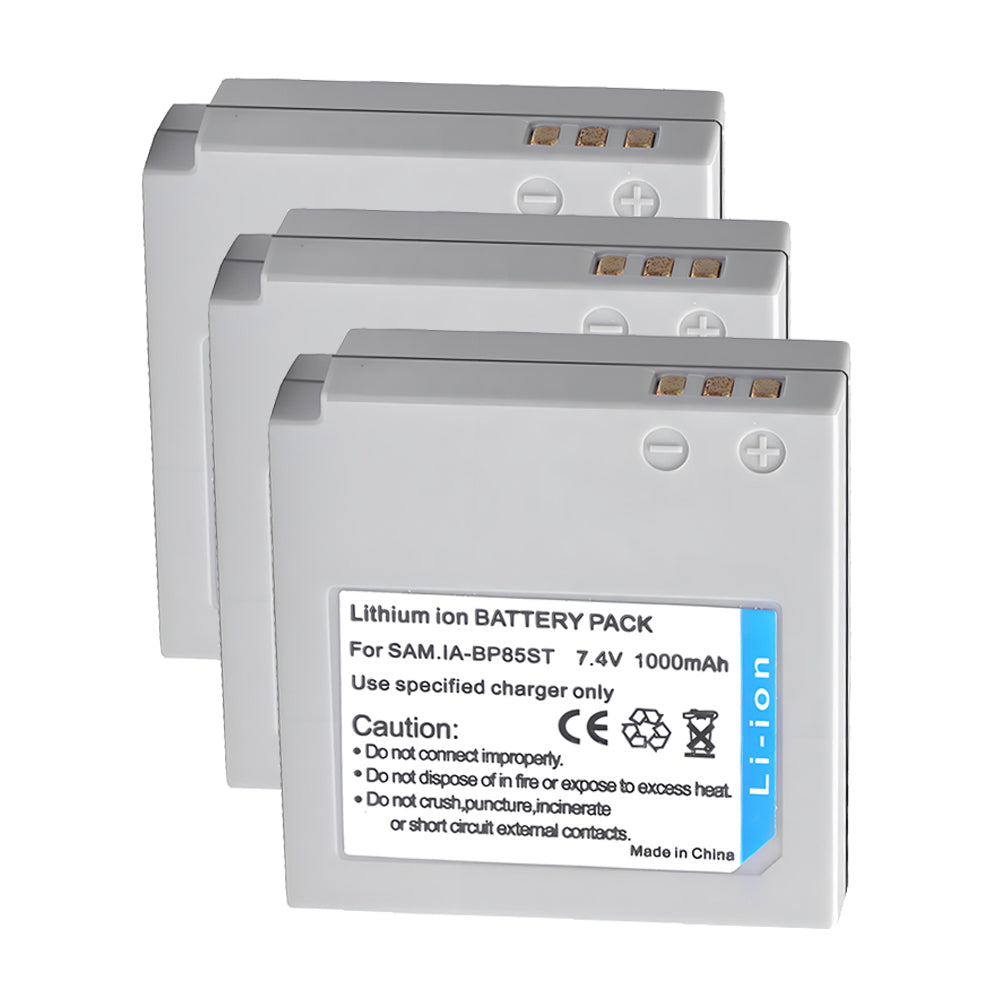 For Samsung IA-BP85ST Battery HMX-H100,HMX-H104,HMX-H105,HMX-H106,HMX-H1000,HMX-H1052 1000mAh Camera Batteries