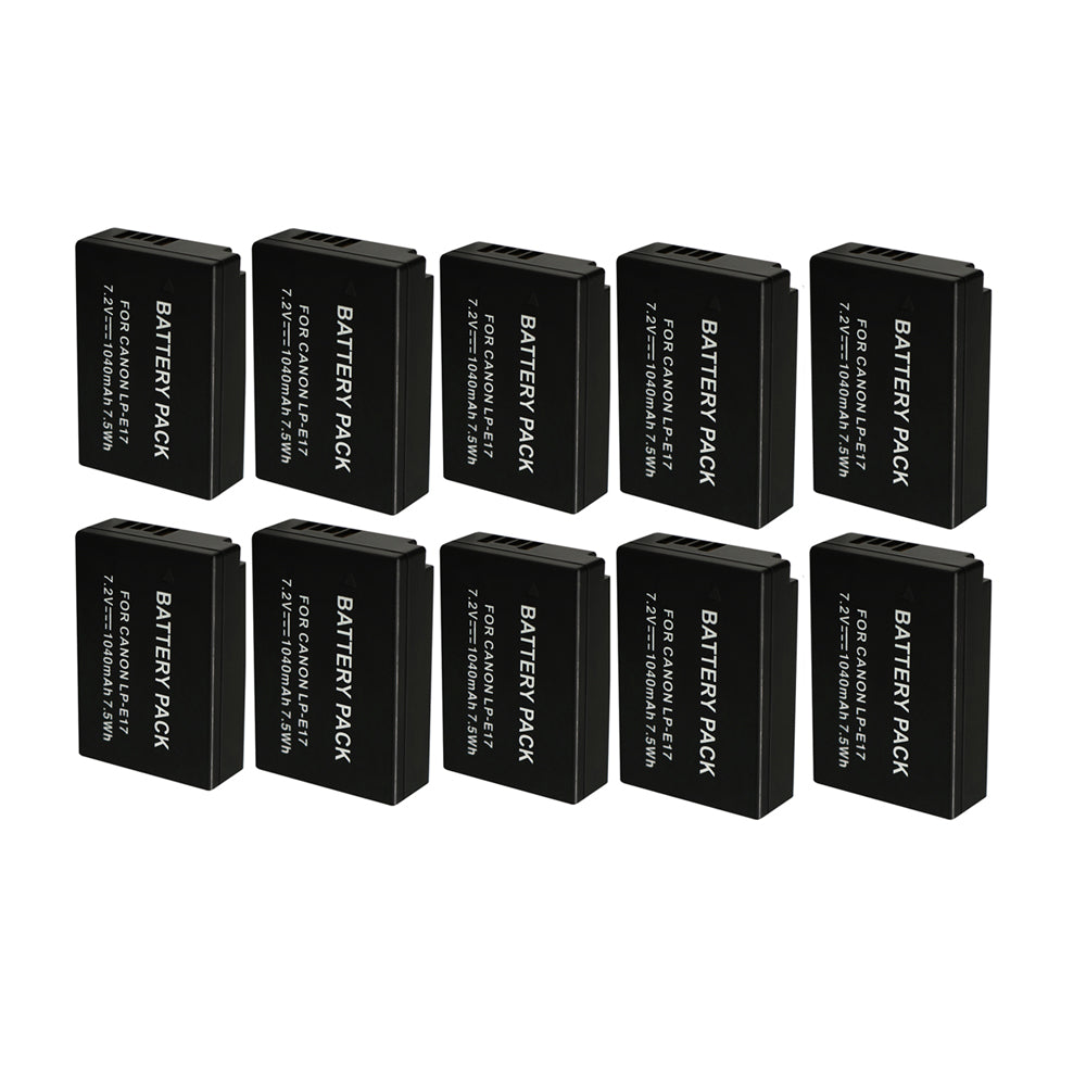 For Canon LP-E17 LPE17 Battery Rebel SL2 EOS Rebel T6i EOS M3 1040mAh Camera Batteries