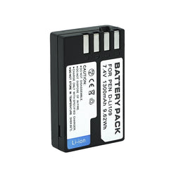 Replacement for 2X D-Li109 Li-ion Battery Compatible Pentax K-R K-30 K-50 K-500 KR K30 K50 K500 K-S1 K-S2 K-70 Camera