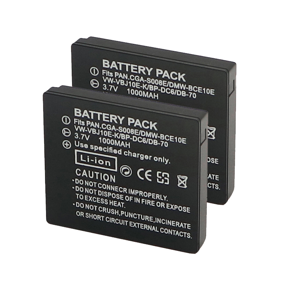 DB-70 Battery Replacement  for Ricoh Caplio R6, R7, R8, R10, CX1, CX2  Cameras