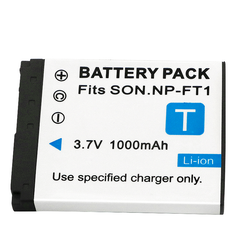1-Pack Battery and USB Charger Replacement for Sony NP-FT1, Type T Battery, Sony C-CS3, BC-TR1 Charger, Sony Cyber-Shot DSC-T10/W, Cyber-Shot DSC-T11, Cyber-Shot DSC-T33 Cameras