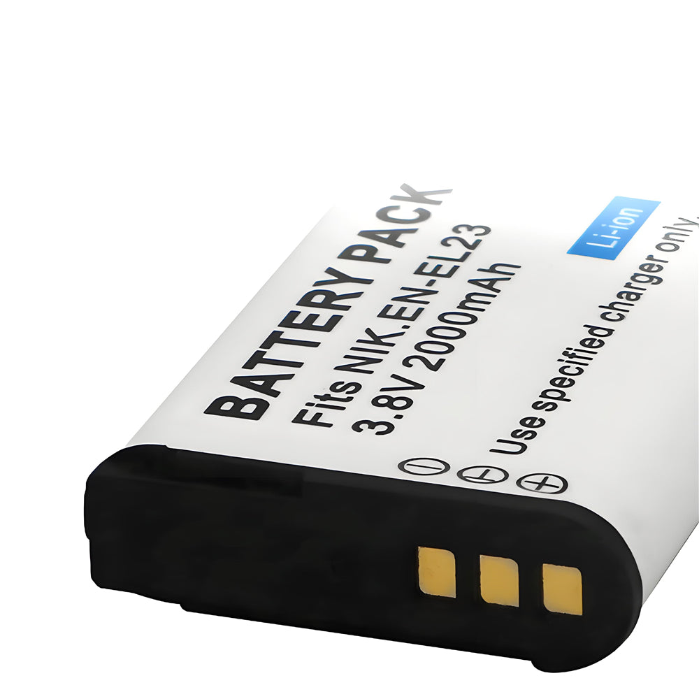 For Nikon EN EL23 Battery  Coolpix  P900 B700 P600 P610 P610s S810c P900s 2000mAh Camera Batteries