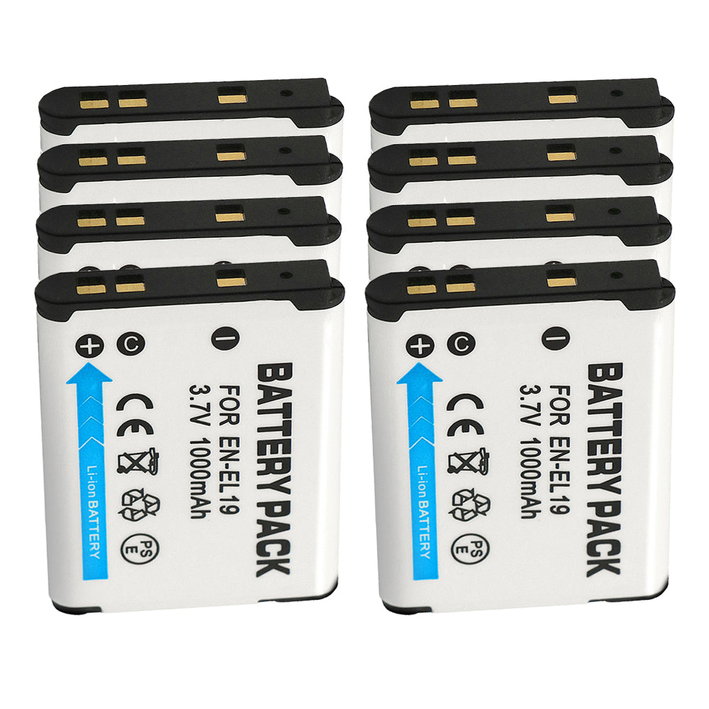 For Sony NP-BJ1 Nikon EN-EL19 Battery DSC-RX0 DSCR0 Coolpix S6700 1000mAh Camera Batteries