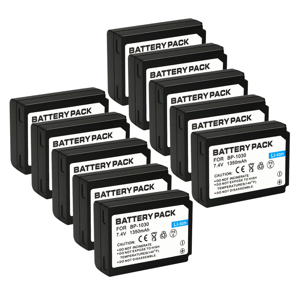 For Samsung BP-1030 BP 1130 Battery NX200 NX210 NX300 NX300M NX500 NX1000 1350 MAh Camera Batteries