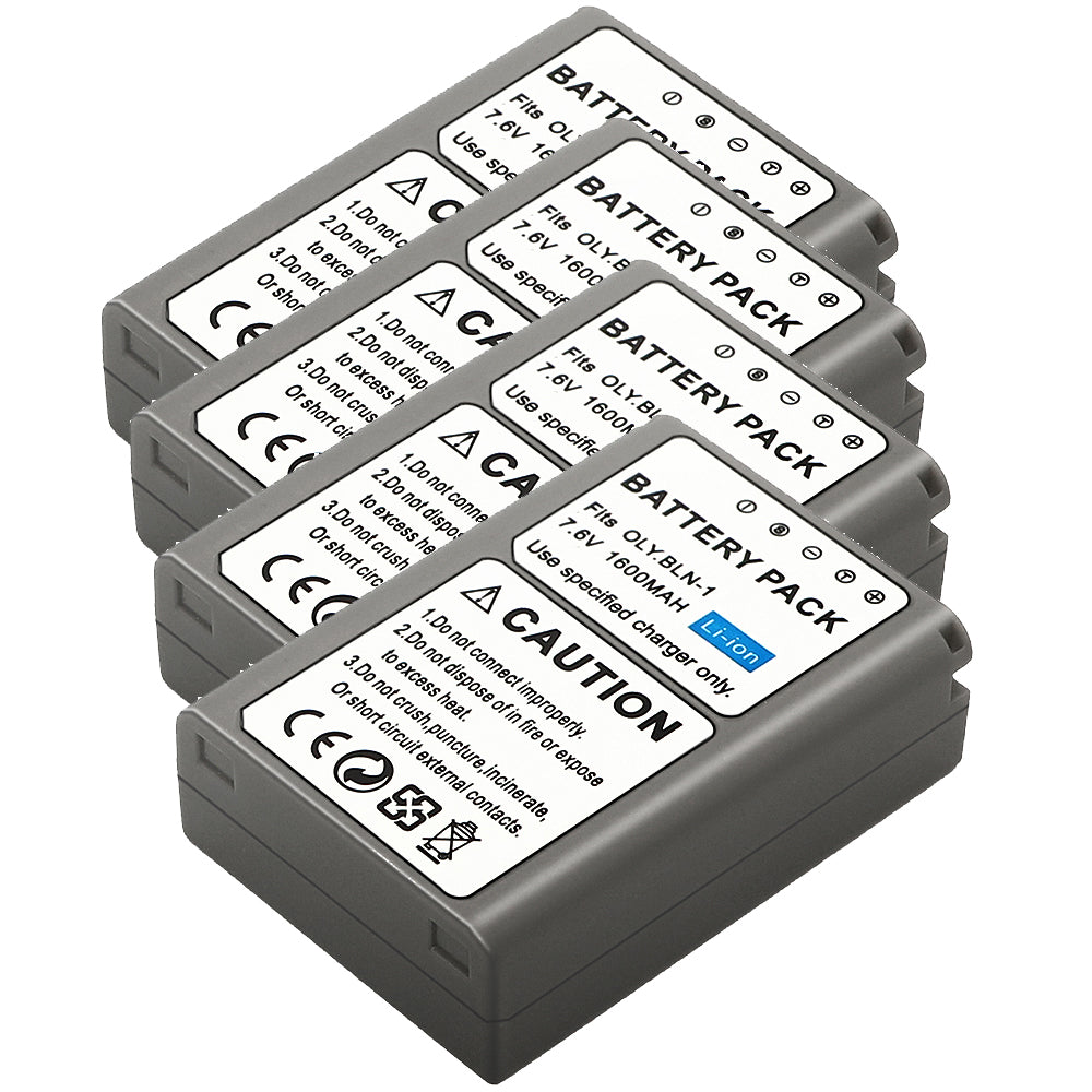 For Olympus BLN-1 Battery M-D E-M1 1600mAh Camera Batteries