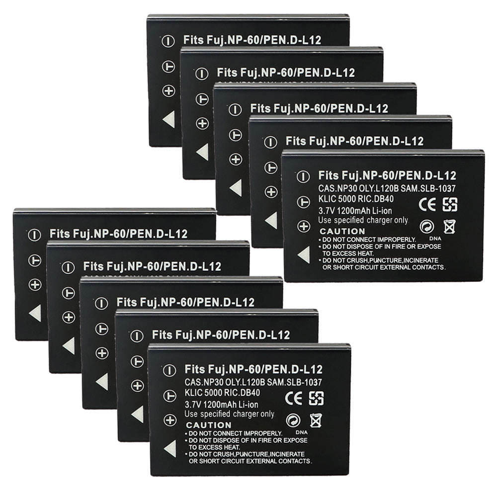 For Olympus Li-20B Battery AZ-1, AZ-2 Zoom, Ferrari Digital Model 2004 1200mAh Camera Batteries
