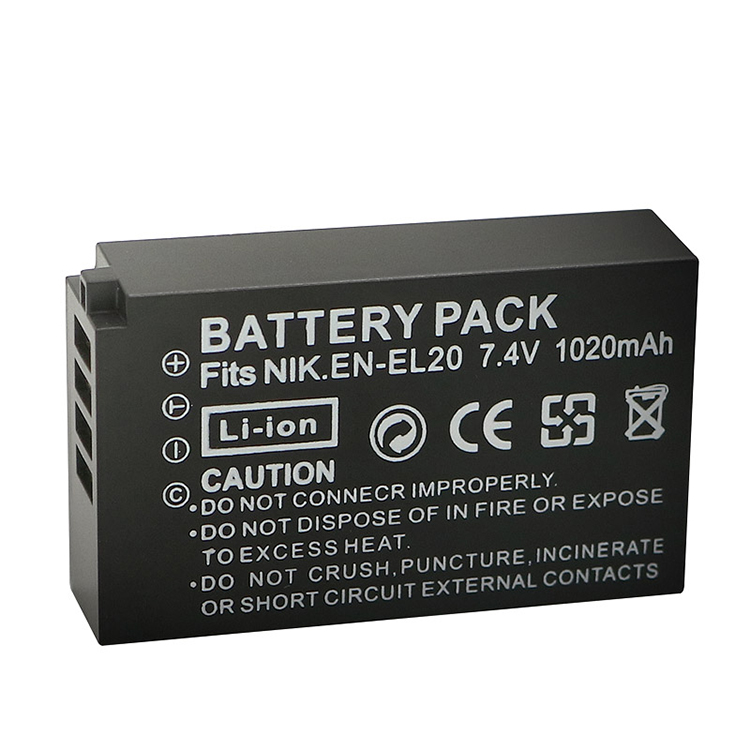 ENEL20, EN-EL20a Batteries and USB Battery Charger for Nikon Coolpix P950, P1000, DL24-500, Coolpix A, 1 AW1, 1 J1, 1 J2, 1 J3, 1 S1, 1 V3 Digital Camera