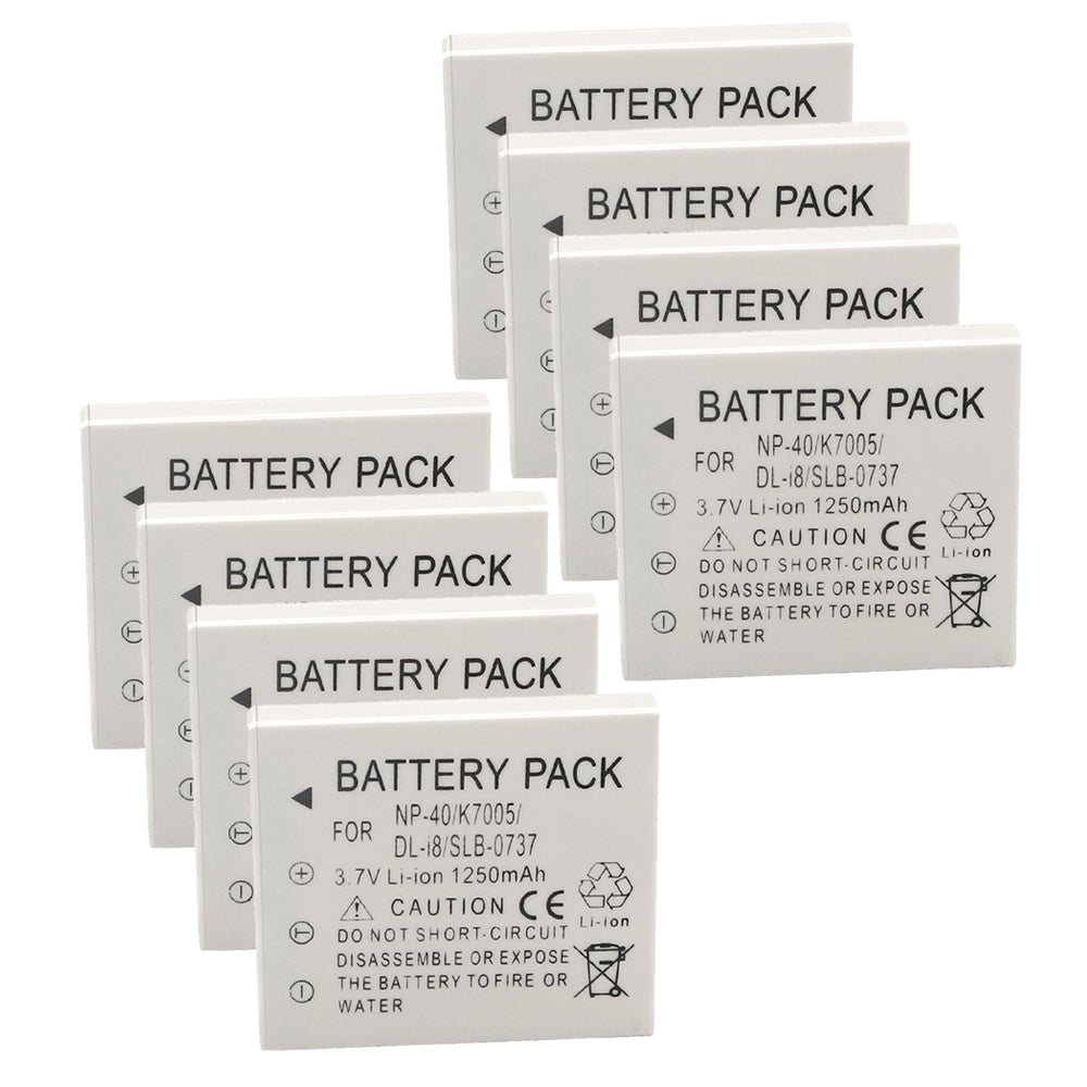 For Sanyo Camera Battery NP-40 3.7V 1250mAh Batteries
