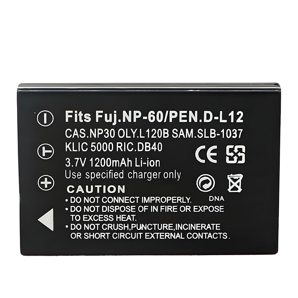 For Olympus Li-20B Battery AZ-1, AZ-2 Zoom, Ferrari Digital Model 2004 1200mAh Camera Batteries