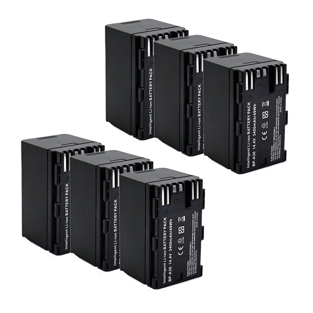 For Canon BP-A30 Battery EOS C200 EOS C700 XF605 3400mAh Camera Batteries