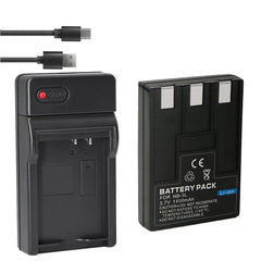 Battery (2-Pack) +Charger  for Canon NB-3L and PowerShot SD10, SD100, SD110, SD20, SD500, SD550, Digital IXUS 700, 750, I5, Digital 30, 30a, 600, 700, D30, D30a, D53Z, IXY Digital L, IXY Digital L2