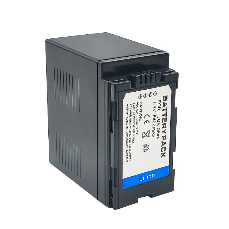 For Panasonic CGR-D54S CGA-D54S Battery AG-HPX250 AG-HPX255 HDC-Z10000 NV-DS29 NV-DS30 NV-DS50 NV-GX7 5400mAh Camera Batteries