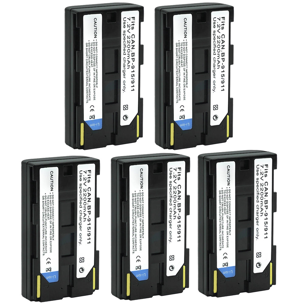 For Canon BP-911 BP-927 BP-914 Battery C2 DM-MV1 C100 2200mAh Camera Batteries