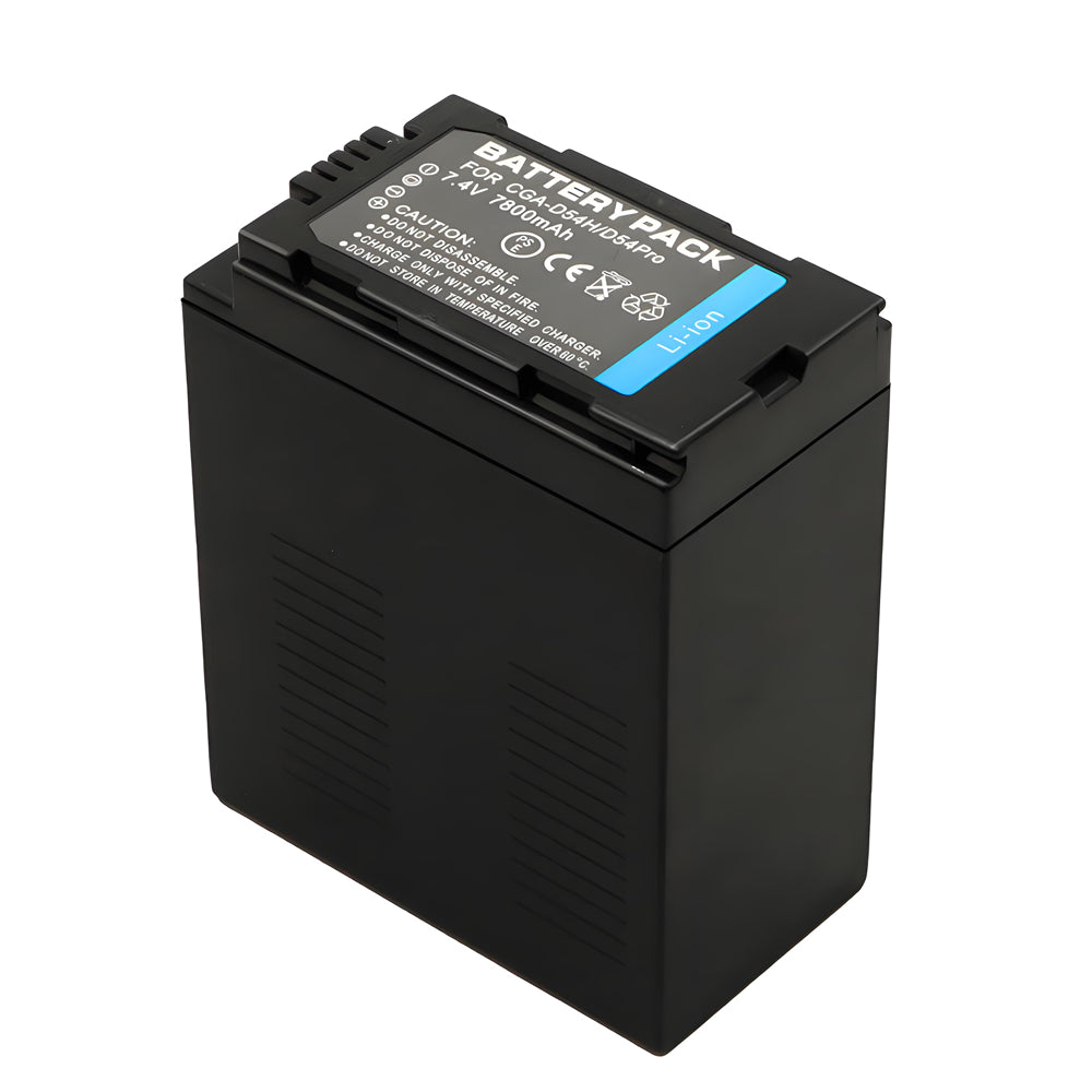 For Panasonic CGA-D54SH Battery D54D MDH2GK AC90MC DVC180B Lithium 7800mAh Camera Batteries