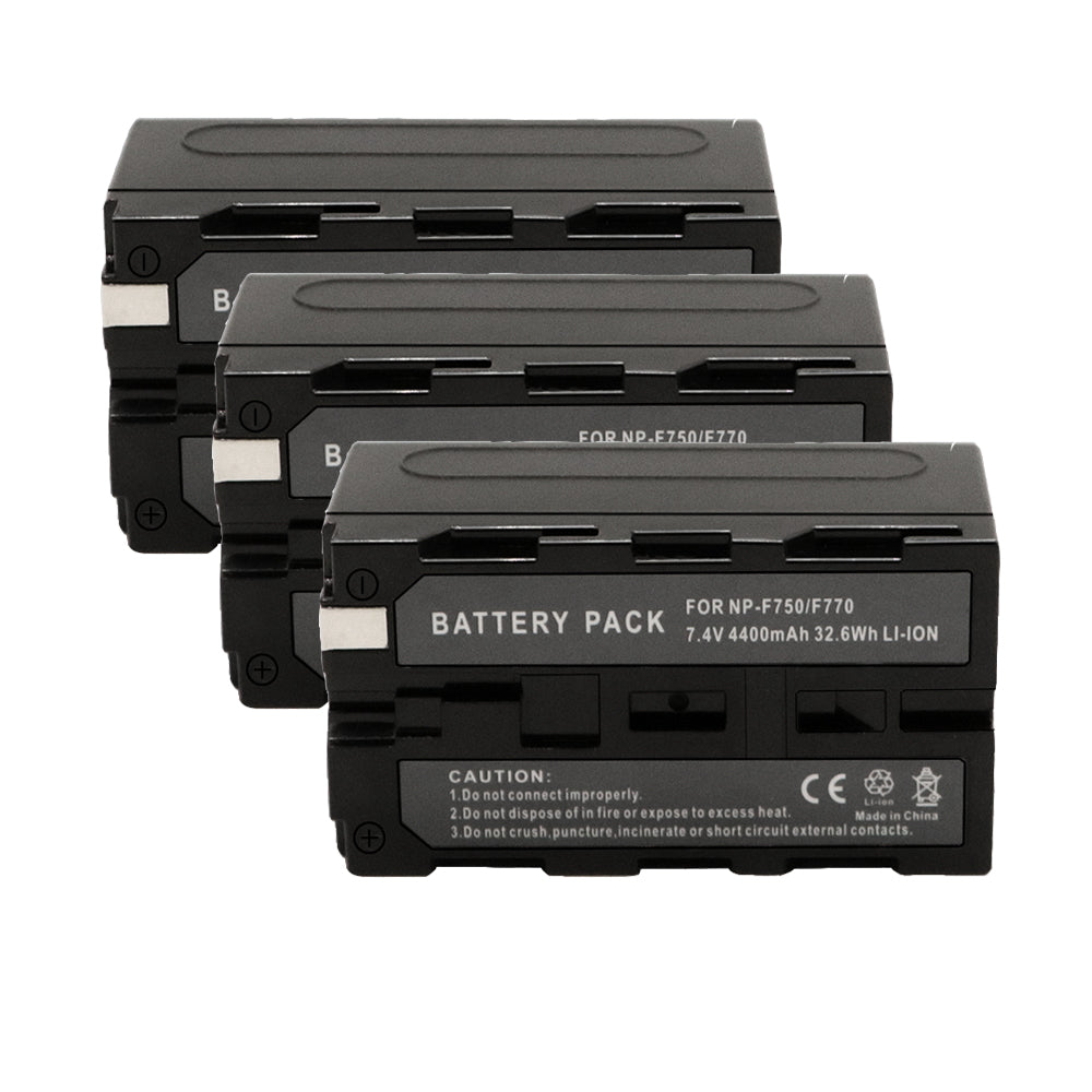 For Sony NP-F750 Battery CCD-TRV215 CCD-TR917 CCD-TR315 HDR-FX1000 4400mAh Camera Batteries