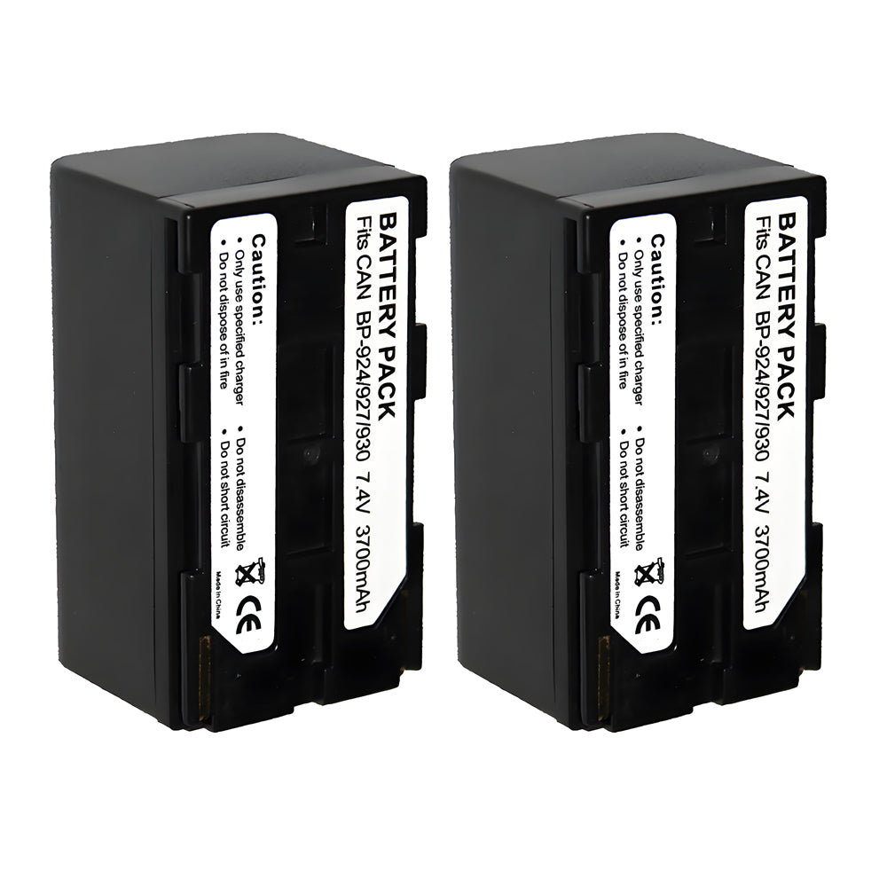 For Canon BP924 BP927 BP930 Battery C2 DM-MV1 C100 3700mAh Camera Batteries