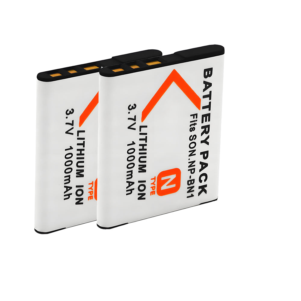 For Sony NP-BN1 Battery Cyber-shot DSC-J10 DSC-QX10 1000mAh Camera Batteries