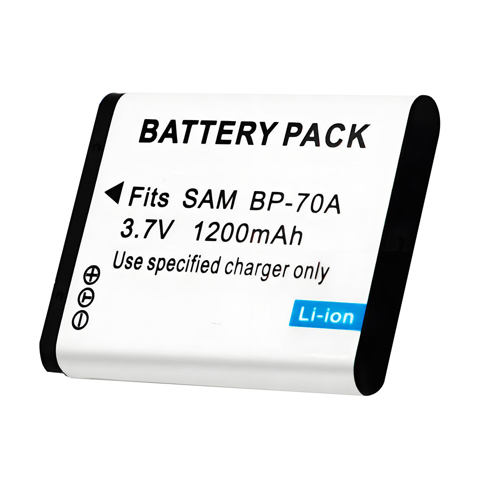 For Samsung BP-70A Battery AQ100, DV50, DV90, DV100, DV101, DV150F 1200mAh Camera Batteries