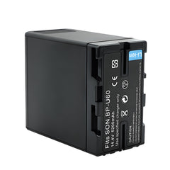 For Sony BP-U60 Battery PXW-FS7/FS5/X180 PXW-FX6/FX9 PMW-100/150/150P/160 5200mAh Camera Batteries