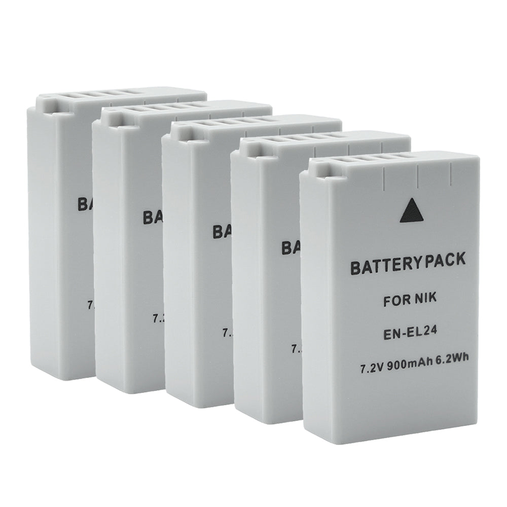 For Nikon EN-EL24 Battery 1 J5 DL18-50 DL24-85 900mAh Camera Batteries