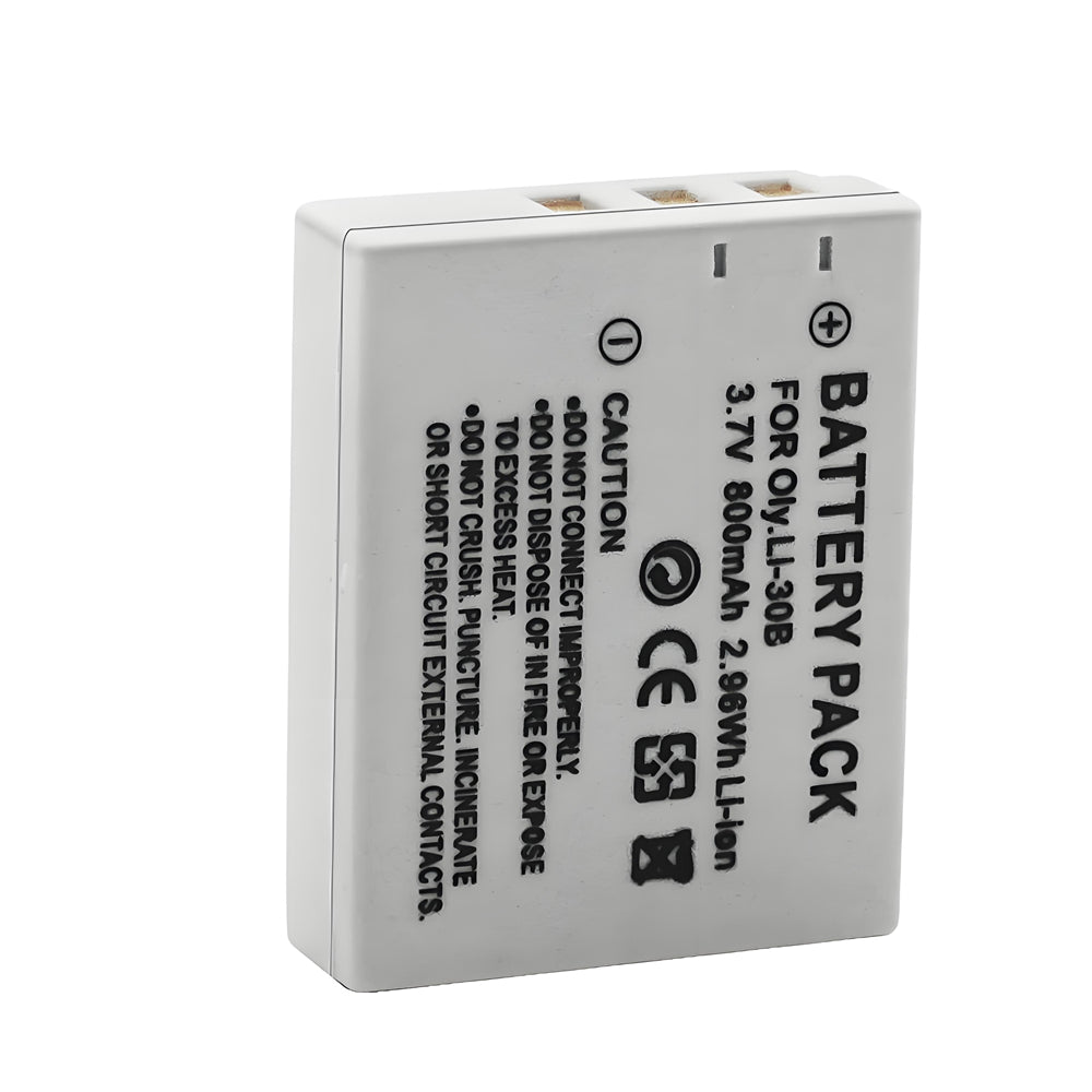 For Olympus Li-30B Battery Stylus Verve Digital S, Μ-mini Digital, Μ-mini Digital S 800mAh Camera Batteries