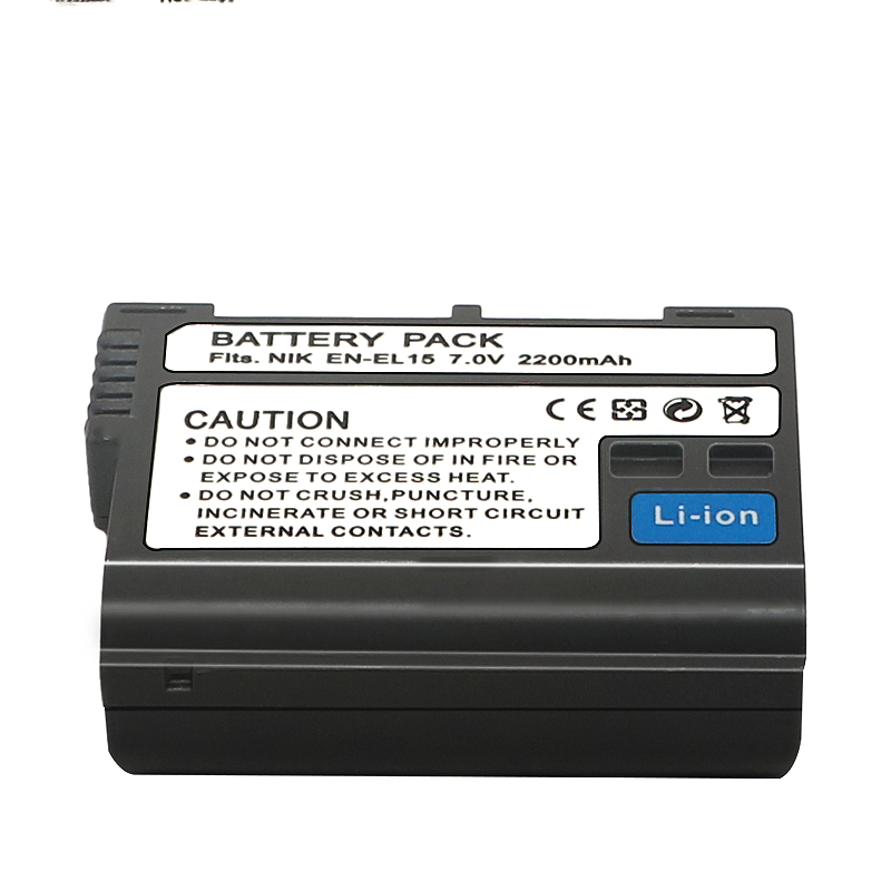 EN-EL15a EN-EL15b EN-EL15c Battery and USB Charger Compatible with Nikon D780, Z6, Z7, D850, D810, D810A, D800, D800E, D7500, D7200, D7100, D7000, D750, D810, D610, D600, 1v1 Cameras