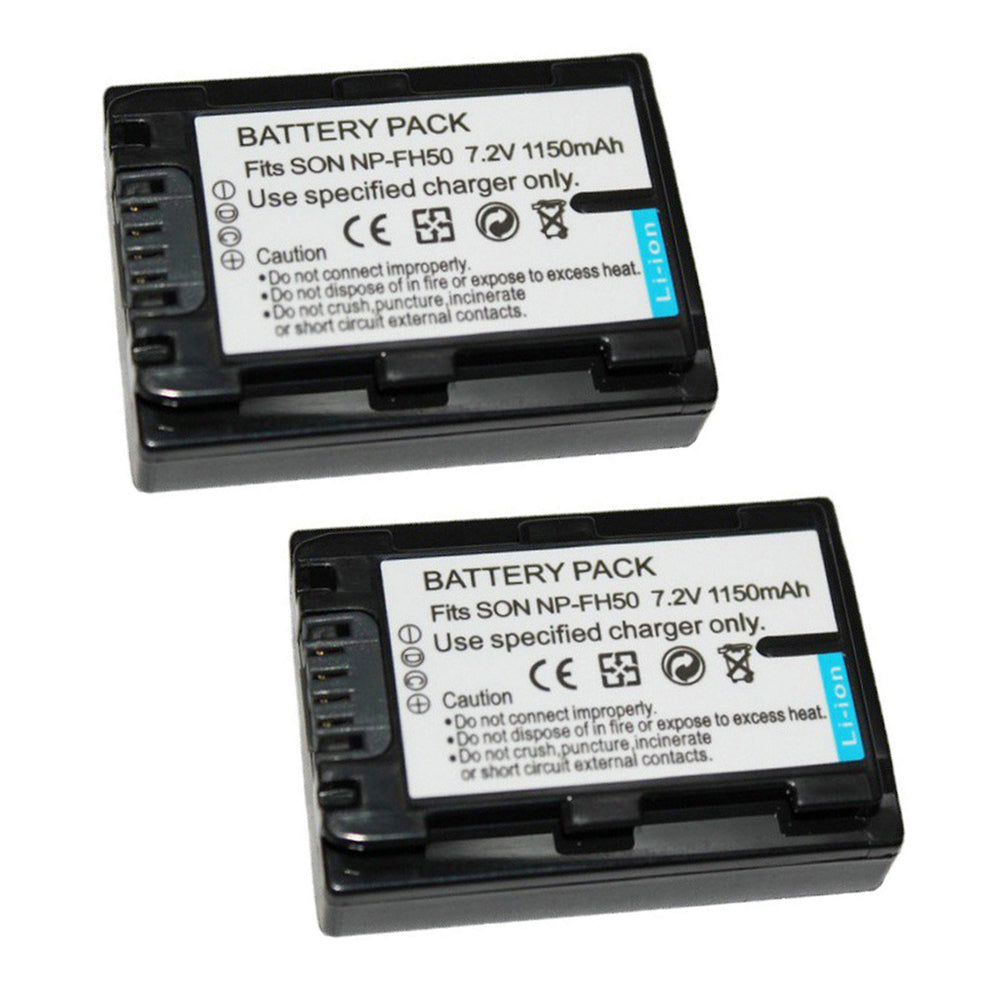 For Sony NP-FH50, NP-FH40 Battery DSLR-A230, DSLR-A330, DSLR-A290, HDR-TG1E 1150mAh Camera Batteries