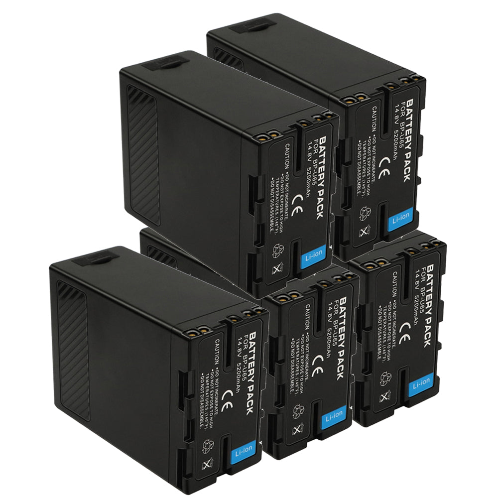 For Sony BP-U65 Battery PMW-200 PMW-300 PMW-EX1 PMW-EX3 PMW-EX1R 5200mAh Camera Batteries