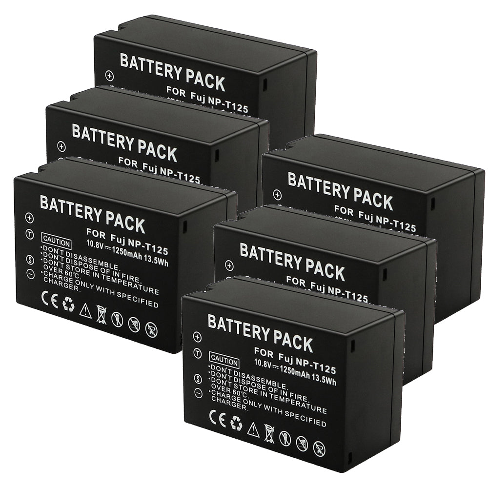 NP-T125 Battery for Fujifilm GFX 50S, GFX50S 1250mAh Camera Batteries