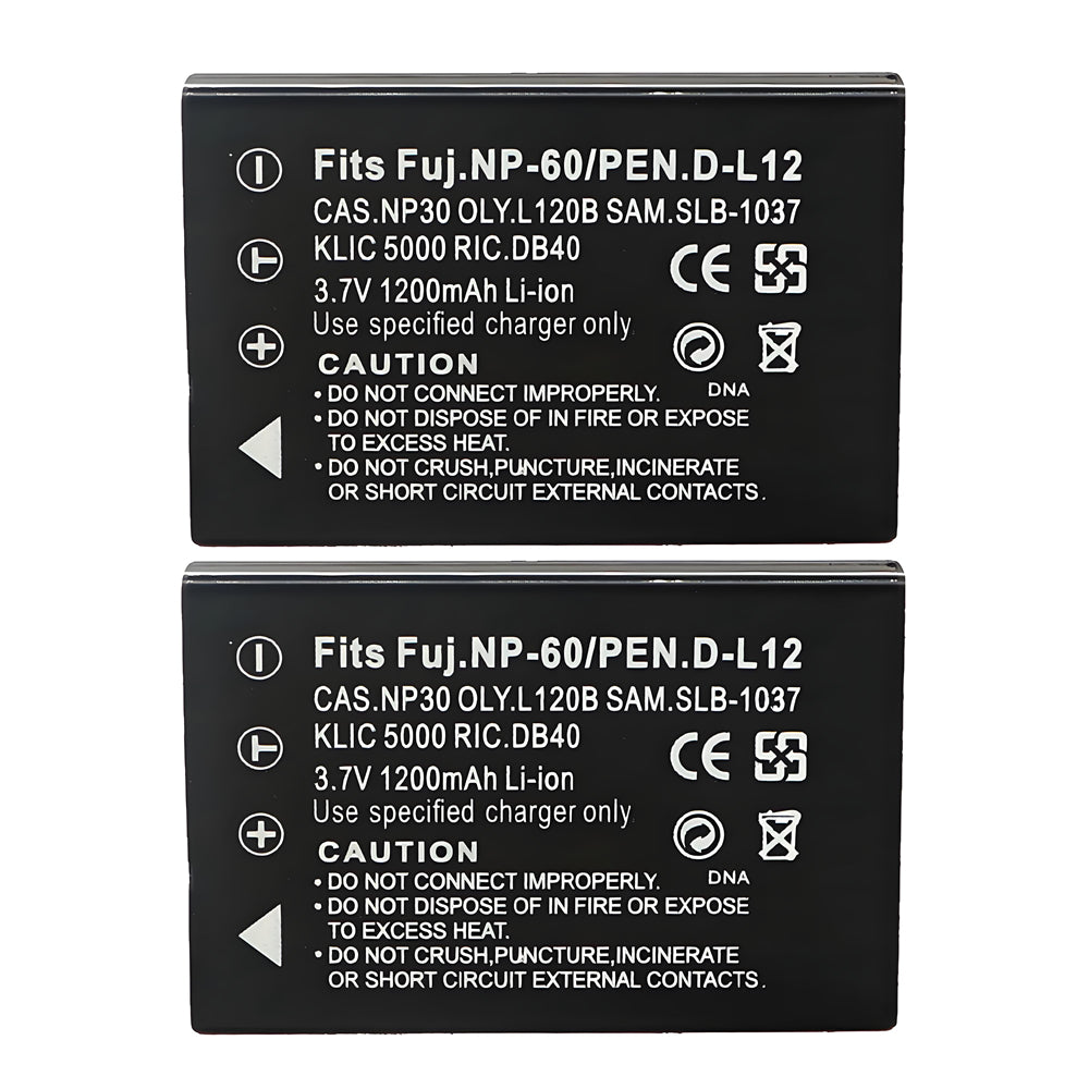 For Olympus Li-20B Battery AZ-1, AZ-2 Zoom, Ferrari Digital Model 2004 1200mAh Camera Batteries