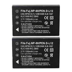 For Olympus Li-20B Battery AZ-1, AZ-2 Zoom, Ferrari Digital Model 2004 1200mAh Camera Batteries