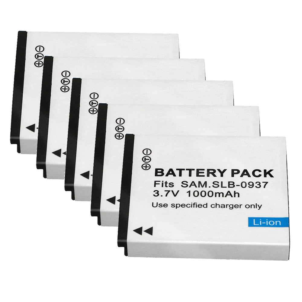 For Samsung SLB-0937 Battery SAC-47 CL5, CL50, CL80, I8, Digimax L730, L735,L830, NV4, NV33, ST10 1000mAh Camera Batteries