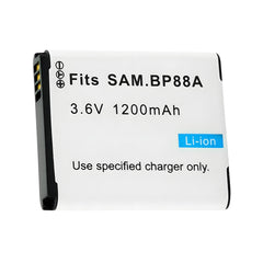 For Samsung BP-88A Battery DV200, DV300, DV300F, DV305, DV305F 1200mAh Camera Batteries