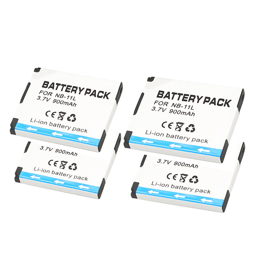 For Canon NB-11L NB11LH Battery PowerShot  A2300 SX400 IS 900mAh Camera Batteries