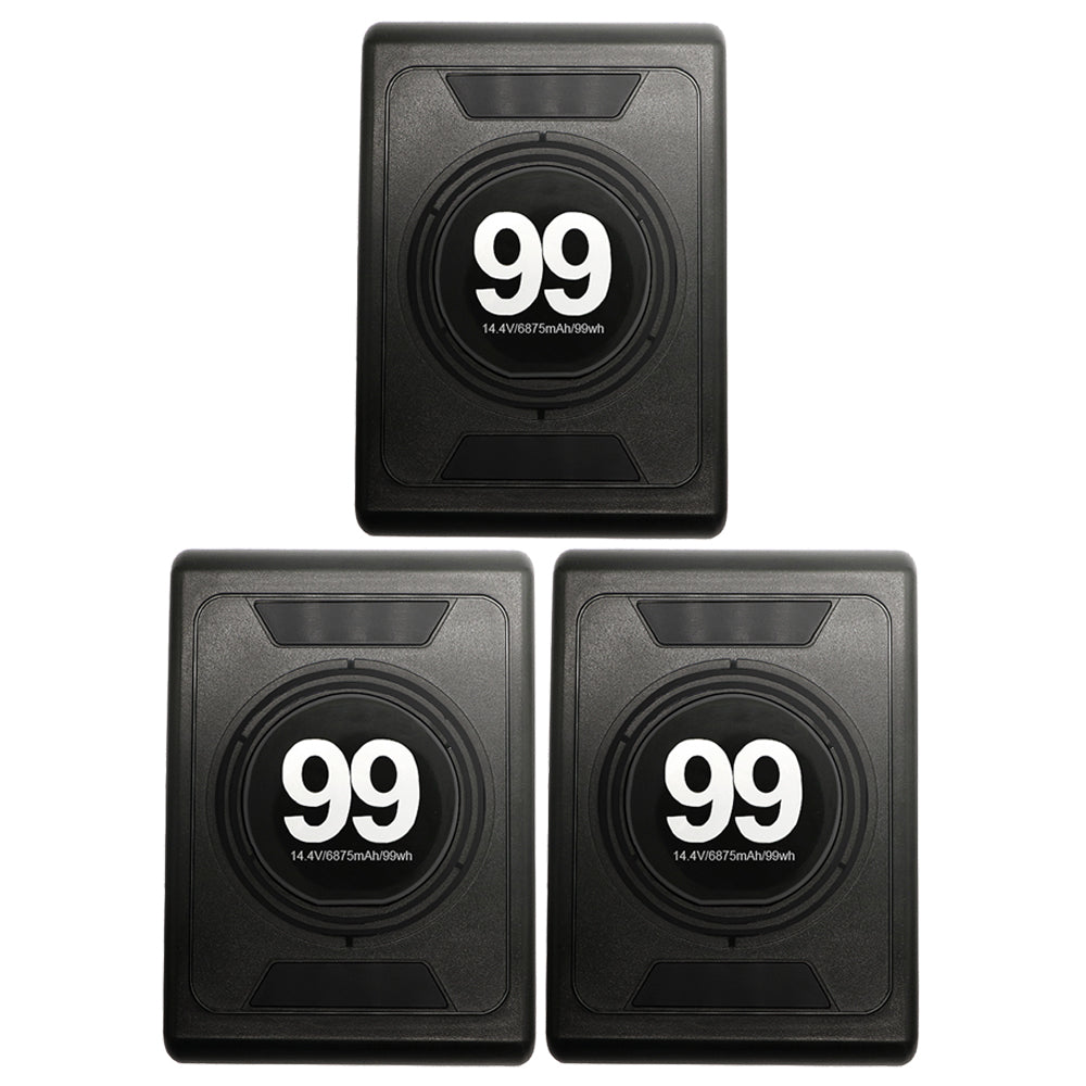 For Sony BP-99W Battery Moman Power99 Grey V-Lock Dual D-TAP&USB 10200mAh Camera Batteries
