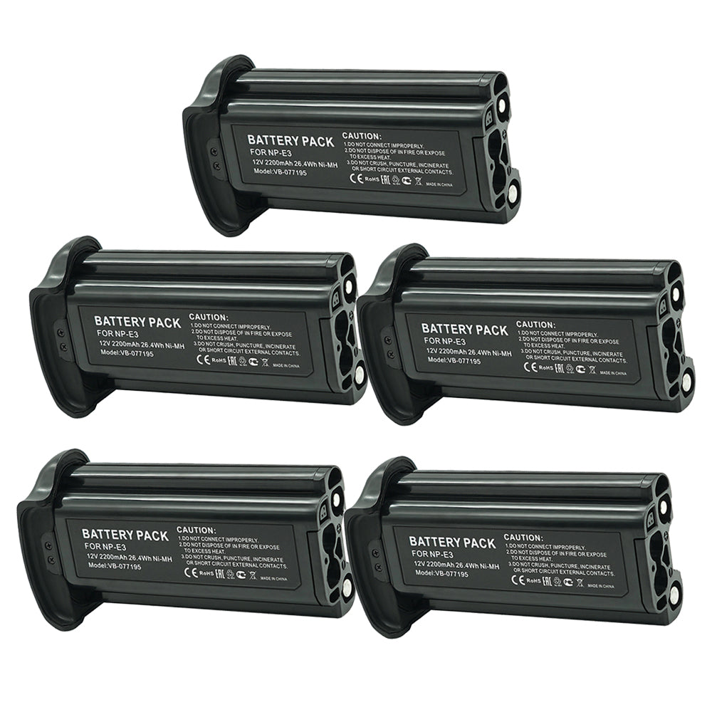 For Canon NP-E3 Battery EOS 1D 1D Mark II 2200mAh Camera Batteries