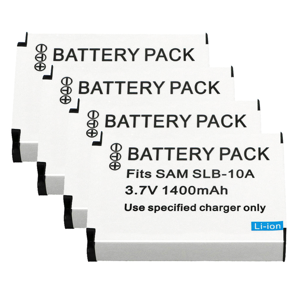 For Samsung SLB-10A Battery ES50 ES55 ES60 EX2F HMX-U10 HMX-U20 HZ10W HZ15W IT100 1400mAh Camera Batteries