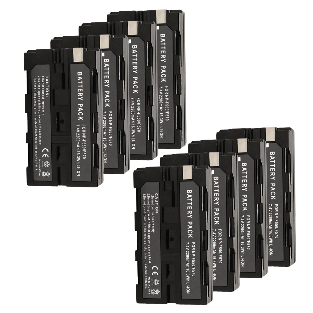 for Sony NP-F970 F750 F550 NP-F550 2200mAh Battery Camera Batteries