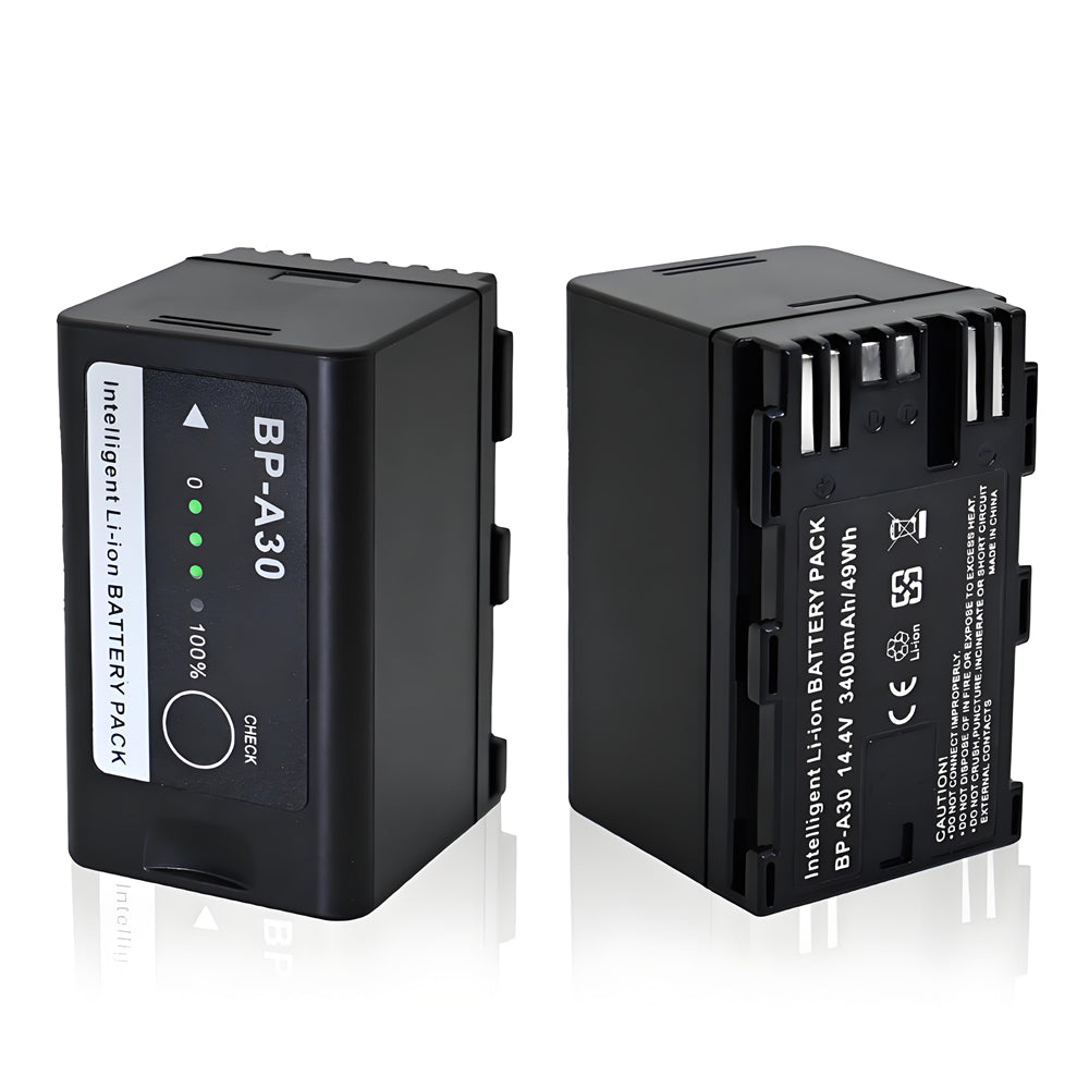 For Canon BP-A30 Battery EOS C200 EOS C700 XF605 3400mAh Camera Batteries