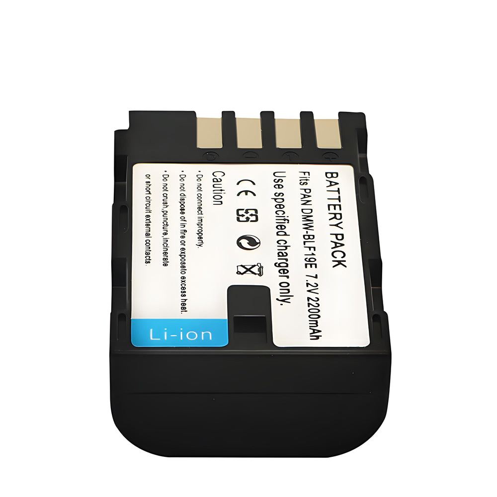 For Panasonic DMW-BLF19 Battery Lumix DMC-GH3, DMC-GH4, DC-GH5, DC-GH5S, DC-G9 2200mAh Camera Batteries