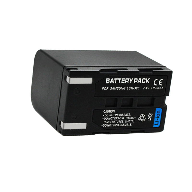 Battery Pack for Sam SB-LSM80 SB-LSM160 SB-LSM320 and Sam SC-D263 SC-D362 SC-D363 VP-D964 VP-D965 VP-DC161 VP-DC163 VP-DC165 VP-DC171 VP-DC172 VP-DC173 VP-DC175 VM-DC560 Camcorders