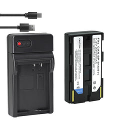 1-Pack Battery and LTD2 USB Charger Replacement for Canon BP-970 BP-970G BP-975, BP-945 BP-950 BP-950G BP-955, BP-930 BP-935, BP-925, BP-911 BP-911K BP-914 BP-915 Battery