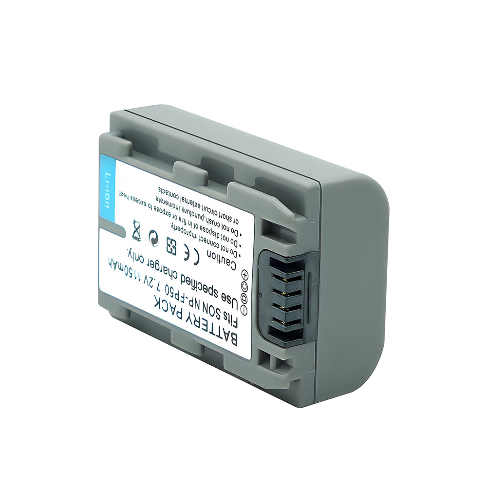 For Sony NP-FP50 Battery 1150mAh DCR-DVD103 DVD105 DVD202E DVD203 Camera Batteries