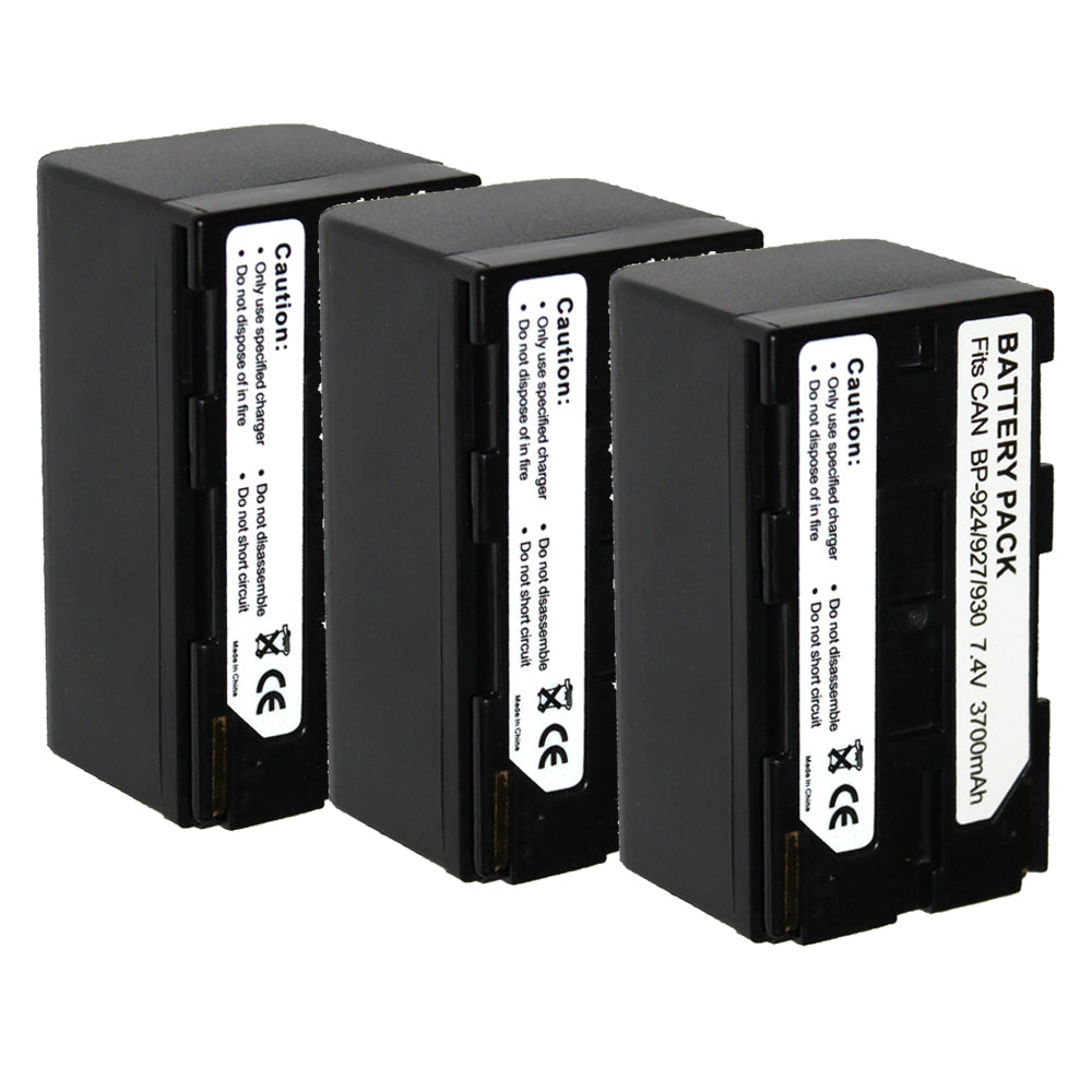 For Canon BP924 BP927 BP930 Battery C2 DM-MV1 C100 3700mAh Camera Batteries