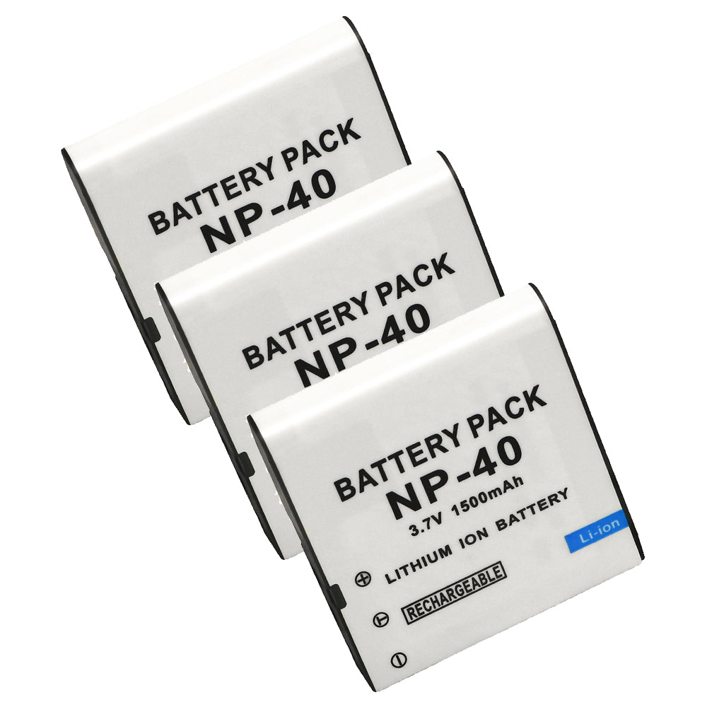 For Casio NP-40 CNP40 Battery EX-FC160S, Exilim Pro EX-P505, Exilim Pro EX-P600, 1500mAh Camera Batteries