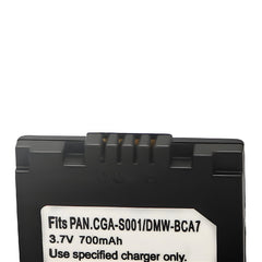 For Panasonic CGA-S001 Battery DMC-FX1GC-A, DMC-FX1GC-D, DMC-FX1GC-G 700mAh Camera Batteries