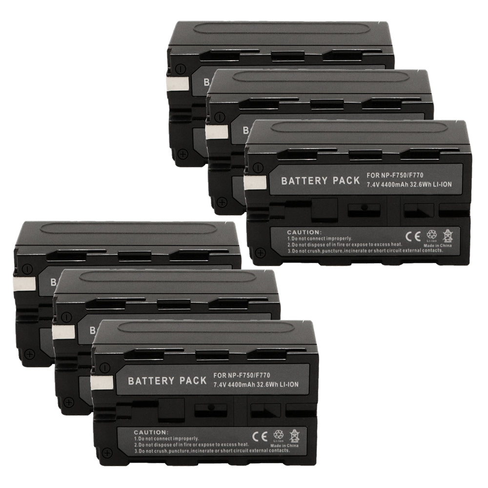 For Sony NP-F750 Battery CCD-TRV215 CCD-TR917 CCD-TR315 HDR-FX1000 4400mAh Camera Batteries