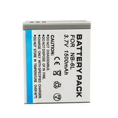 For Canon NB-6LH/NB-6L Battery Powershot S120 SX510 HS SX500 Is SX700 D20 1500mAh Camera Batteries